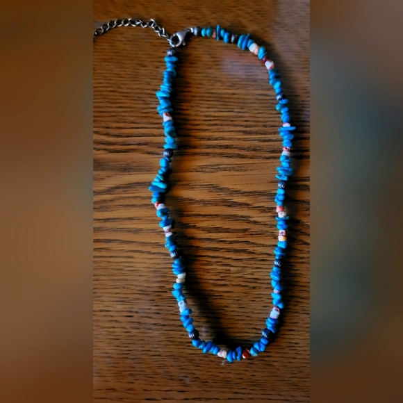 CAROLYN POLLACK RELIOS CRESCE signed R with a crescent moon 925 turquoise nugget - Picture 6 of 6